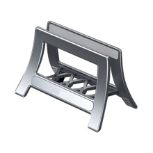 Vertical Laptop Stand Universal Desktop Stand Laptap Dock for Foldable Tablet Support Holder Gray