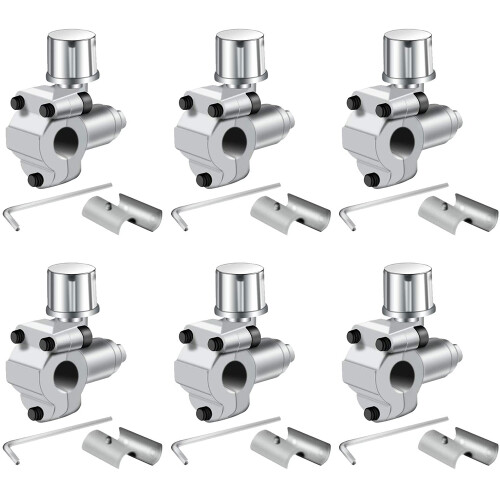 6Pack BPV-31 Piercing Valve  Tap Valve Kits Válvula Ajustável para Condicionadores de Ar HVAC 1/4 Polegadas, 5/16 Polegadas, 3/8 Polegadas