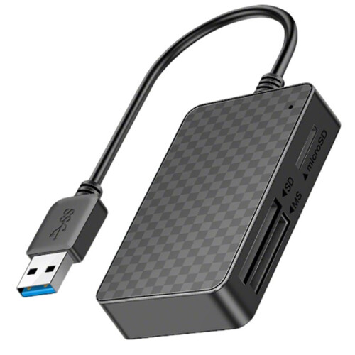 USB 3.0 4-in-1 Multifunction Card Reader USB High Speed  Memory Card Reading for Memory Stick MS  TF Card Reader
