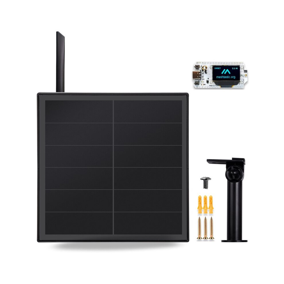 8W Meshtastic Solar Panel Heltec V3 Lora Node 868-915Mhz Lorawan Waterproof Remote Network Transmission B 4714193877542