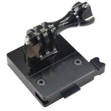 Aluminum Alloy Helmet Fixed Mount Buckle Adapter with Fixed M5 Thumb Screw for Hero 13 12 Action Camera