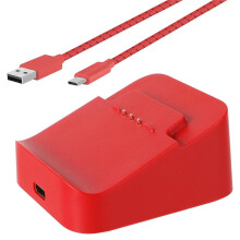 Charging Station Dock for Elite Wireless Controller Series 2 Series 2 Core with Cable Red