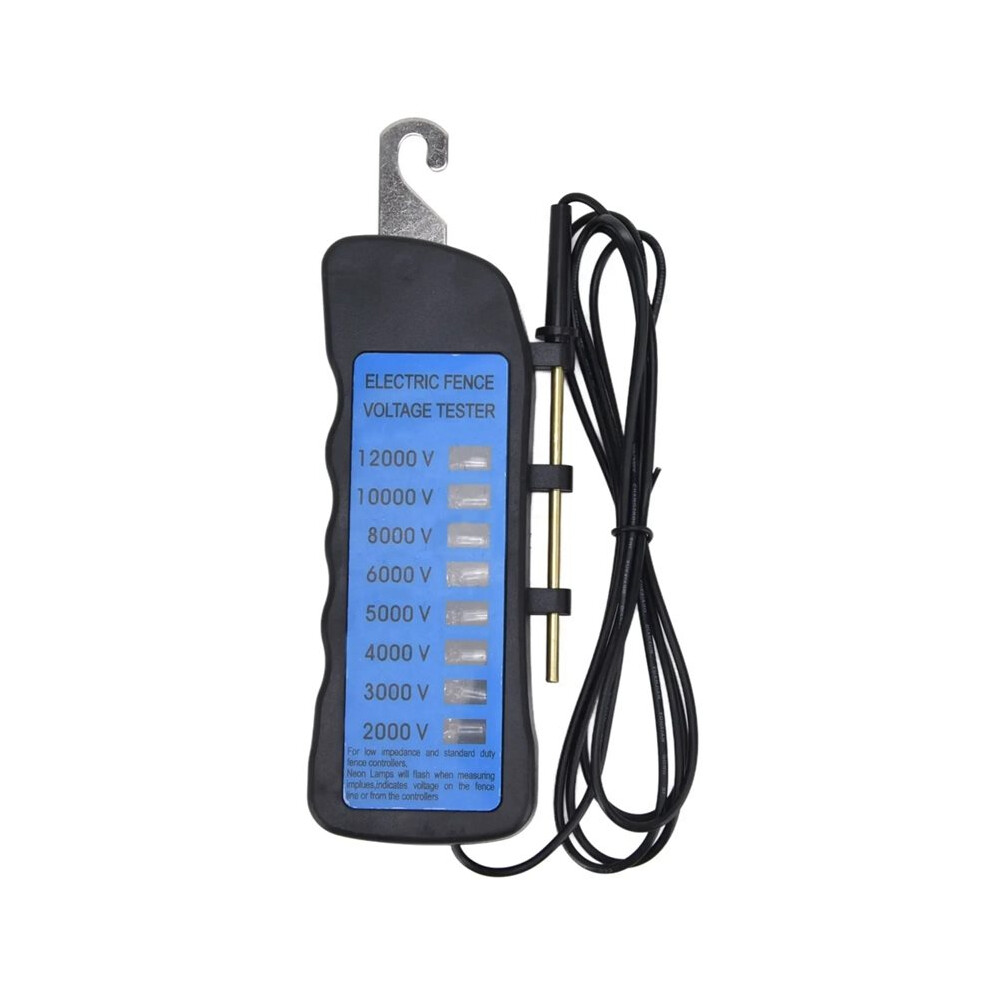 Fence Tester 12Kv Neon Fence Voltage Tester 2000 To 12000V 8 Neon Indicator Lights Waterproof Fence Tester For Farms 6031335098220