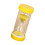 Practical 130Mm Sand Timer With Transparent Glass And-lemon 1