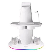 Base di Ricarica per Meta Quest 2/3/3S VR, con Luce RGB 20W