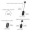 2.4G Wireless Lavalier Microphone Headset with LED Digital Display 160ft Range for PA System,Voice Amplifier 8