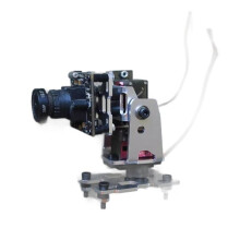 New 2 Axis Gimbal FPV Gimbal with 2 Metal Servos for Model Aeroplane Cameras Aluminum Alloy Highquality Bracket