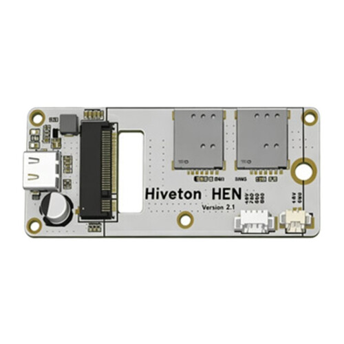 Verbeterde Voeding 5G-Module Adapterkaart Hiveton HEN 5G USB-Debuggingkaart 5V 4A USB 3.2-Interface voor HEB