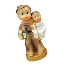 Prachtig harsbeeld kunstwerk displaystuk,-Kleurrijke baby.