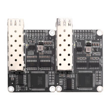 2 Analog Video with 2 TTL Data over Fiber Optic Converters LC Optical Transceiver Module TX 1310 RX 1550nm TTL  4