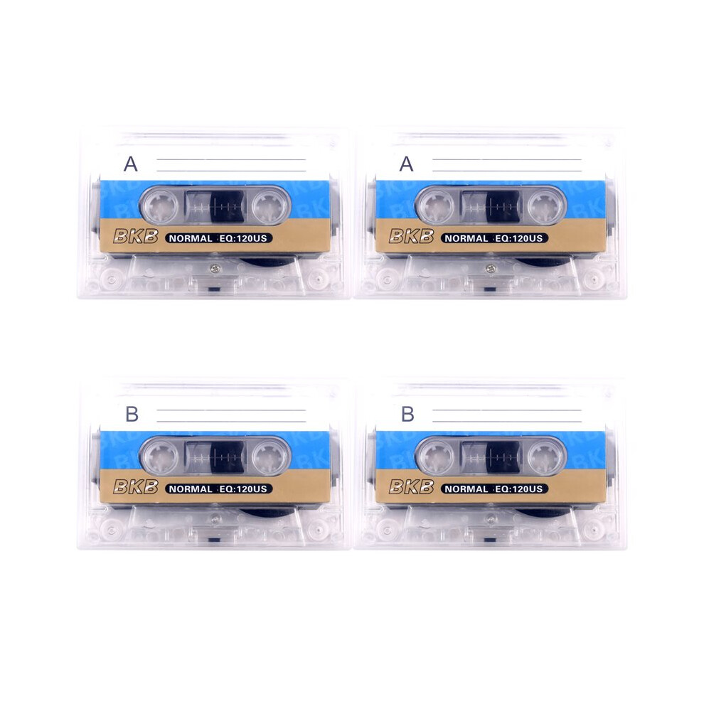 4Pcs Blank Cassette Tapes 60-Minute For Teaching Diy Party Messages Speech Music Storage And Tape Recorder Collections 6032853698565