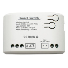 Module de Commutation Wi-Fi Intelligent Ewelink, Micro-USB 5 V AC  7-32 V RF433, Télécommande Radio, Relais D'Impulsion 1 Canal, pour Maison