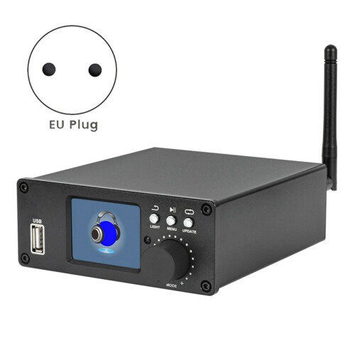 Lossless HIFI Digital Audio Decoder Player  ES9038Q2M Professional Music Turntable DTS Decoding EU PLug