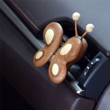 Houten Auto Luchtverfrisser, Vlinder Sculptuur, Parfum Deodorant Aromatherapie Decoratie, Huisdecoratie
