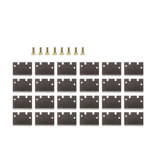 Versatile Tip for TS-100 Scraper for Printers Cooktop Surfaces Maintenance Hot Bed PEI Platform Cleaning Scraper 24PCS