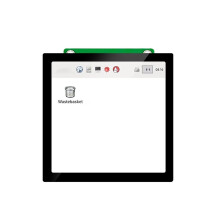For Raspberry Pi 4-Inch -Compatible Capacitive Touchscreen,IPS Display Monitor for PC (Windows) 480x480