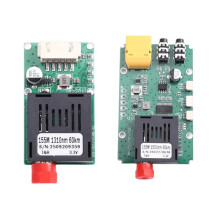 TTL Optical Transceiver Module 60KM  5.5-26V TX RX Optical Terminal Equipment TTL to Fiber Optic Module for Drones