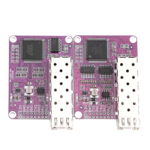 2 Analog Video +2 TTL Data over Fiber Optic Converters LC Optical Transceiver Module TX1310+RX 1550nm TTL 4