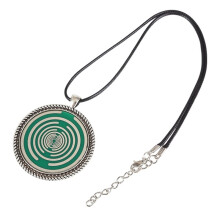 Lakhovsky MWO Multi-Wave Oscillator Hanger 40mm Gepolariseerde Schijf Ketting Energiebalancerende Sieraden