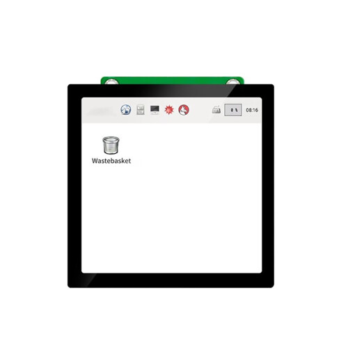 Monitor IPS de 4 Polegadas Compatível com   para Raspberry Pi, com Tela Sensível Ao Toque Capacitiva e Resolução de 720x720 para PC (para