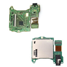2PCS for V1 V2 Game Cartridge Card Slot Reader Tray with Headphone Jack Port HAC-TPGC Replacement Parts