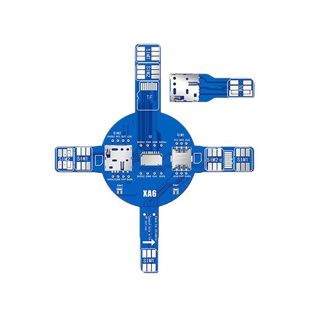 Xa6 Dual Card Signal Test Board Sim Tf Nm Card Reader No Disassembly Quick Fault Detection For Android Repair 4711156059502