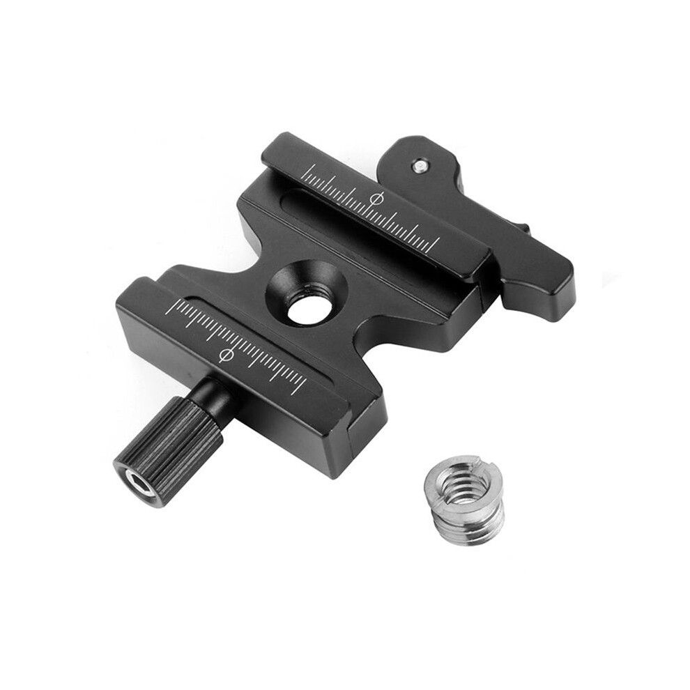 Cl-50Ls Double Lock Mounting Plate Camera Clamp Quick Release Plate Clamp Adjustable Knob Adapter For Tripod 4713935051929