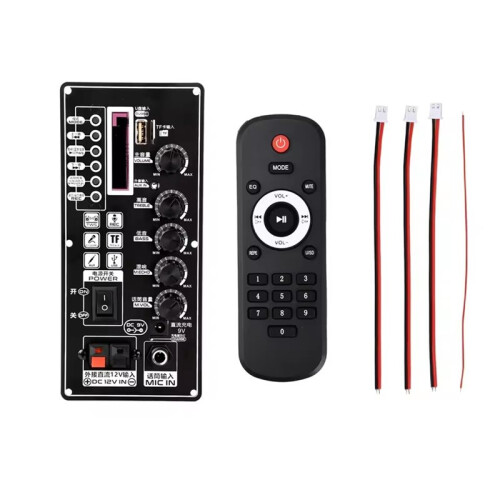 7.4-12V T01 Speaker MP3 Decoder Board  Amplifier Board 2x25W Supports MP3 Decoding USB/TF/FM Electronic Kit