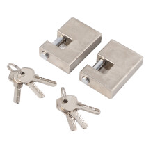 2-Pack Gate Padlock with 6 Keys