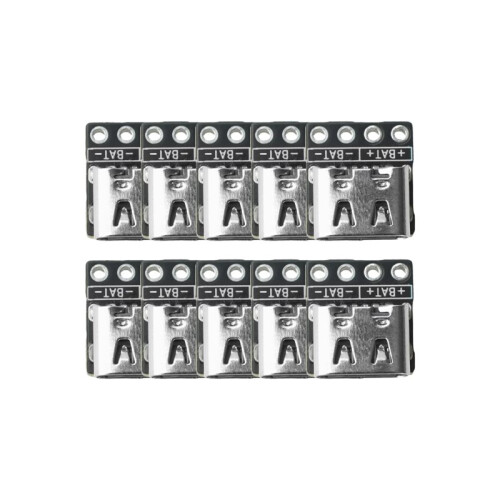 10 Stück  5V Typ-C 18650 -Lithium-Akkuladegerätplatine TP4057 500mA Ladenetzteil