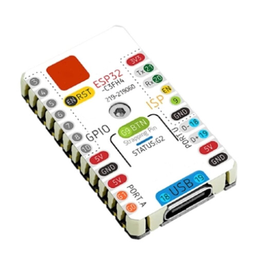 För M5Stack M5Stamp C3U Mate för M5Stack Stamp C3U IoT-Utvecklingskort EPS32-C3 RISC-V Kärnkort