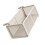 Sturdy Iron Hanging farmer Shelf For Balcony Display With-White 1