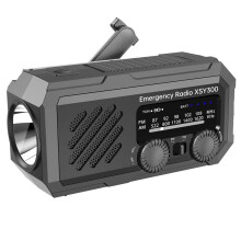 New Emergency Radio Solar Hand Crank Generator Radio with LED Light Weather AM/FM Portable Radio SOS Power Bank A