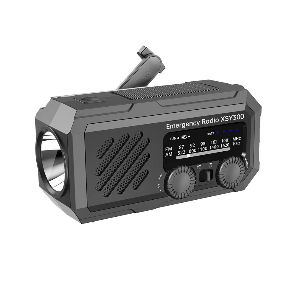 New Emergency Radio Solar Hand Crank Generator Radio With Led Weather Am/Fm Portable Radio Sos Power Bank A Light 4711832253477