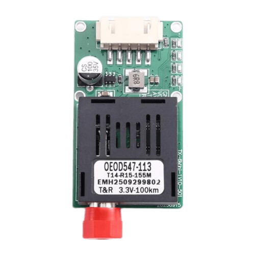 100KM TTL Optical Transceiver Module  5.5-26V Optical Terminal Equipment Drone-Specific TX SkyEnd