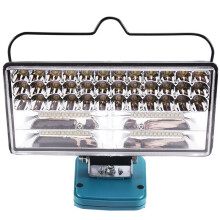8 Inch Portable LED Floodlight for  18V Lithium Batteries Dual Lighting Modes Emergency Light PD18W Fast Charging