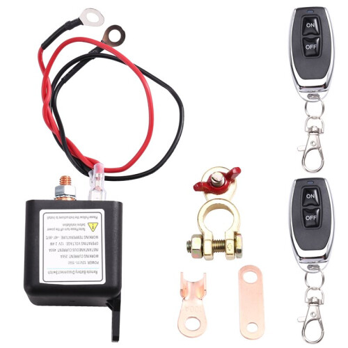 Remote Power Off  Remote Battery Disconnect Control 12V 250A Upgraded Long Distance Control