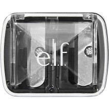 e.l.f., Dual-Pencil Sharpener, Convenient, Essential Tool, Sharpens, Easy To Clean, Travel-Friendly, Compact, Includes Bonus Small Sharpener