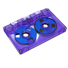 Lege Cassetteband met 50 Minuten Opnametijd, Dubbelzijdige Metalen Spoelcassette voor Geluidsrecorder