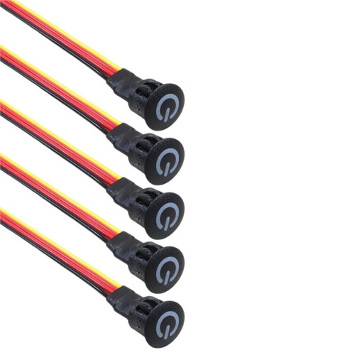 5Pack Dimmable Touch Sensor Button  Home  Controller for DC3.7-24V Closet Corridor LED Strip Light  10T