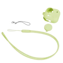 För Insta Go Ultra Soft Silikonskydd Kamerahus Skyddsfodral Linsskydd Actionkamera Stötdämpande Repskyddsfodral