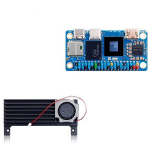 For Orange Pi Zero 3W Development Board with Cooling Fan Allwinner A733 Soc 3Tops NPU PCle 3.0 WIFI6 BT5.4 (4GB RAM )