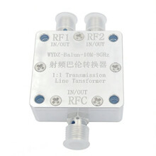 10MHz-8GHz RF Balun Transformer 1:1 Transmission Transformer RF Balun Transformer with SMA Female Connectors