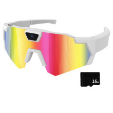 12-MP-POV-Videobrille für Den Außenbereich, Fahrradfahrer-Recorder, Intelligente Action-Kamera, Sonnenbrille, Fahrradkamera, Fußgängerkamera C