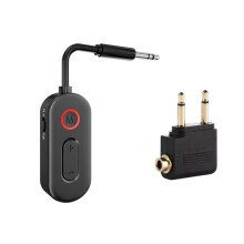 6.0 Audio Receiver Transmitter 3.5mm AUX HiFi Stereo Music Wireless Adapter with Mic for Car Airplane TV PC