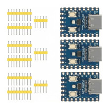 3PCS Piece Set of RP2040 Zero Boards RP2040 Zero Microcontroller Development Board Compatible Rasp Berry Pi Ar Duino