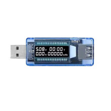 Testeur USB KWS-V20 : Voltmètre, Ampèremètre, Moniteur de Capacité de Puissance, Testeur de Capacité de Batterie, Compatible QC2.0 4-30 V