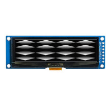 2.7 Inch OLED LCD Display Module 256x64 Monochrome Display SSD1322 Supports SPI 7Pin