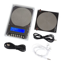 Schumann Resonance Generator with Antenna Plate 0.1-99999Hz Adjustable Frequency Healing Device Sine Wave Generator