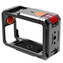 Outdoor Anti Shock Camera Cage for Osmo Action 6 Magnetic Quick Release Anti Slip Handle Grip